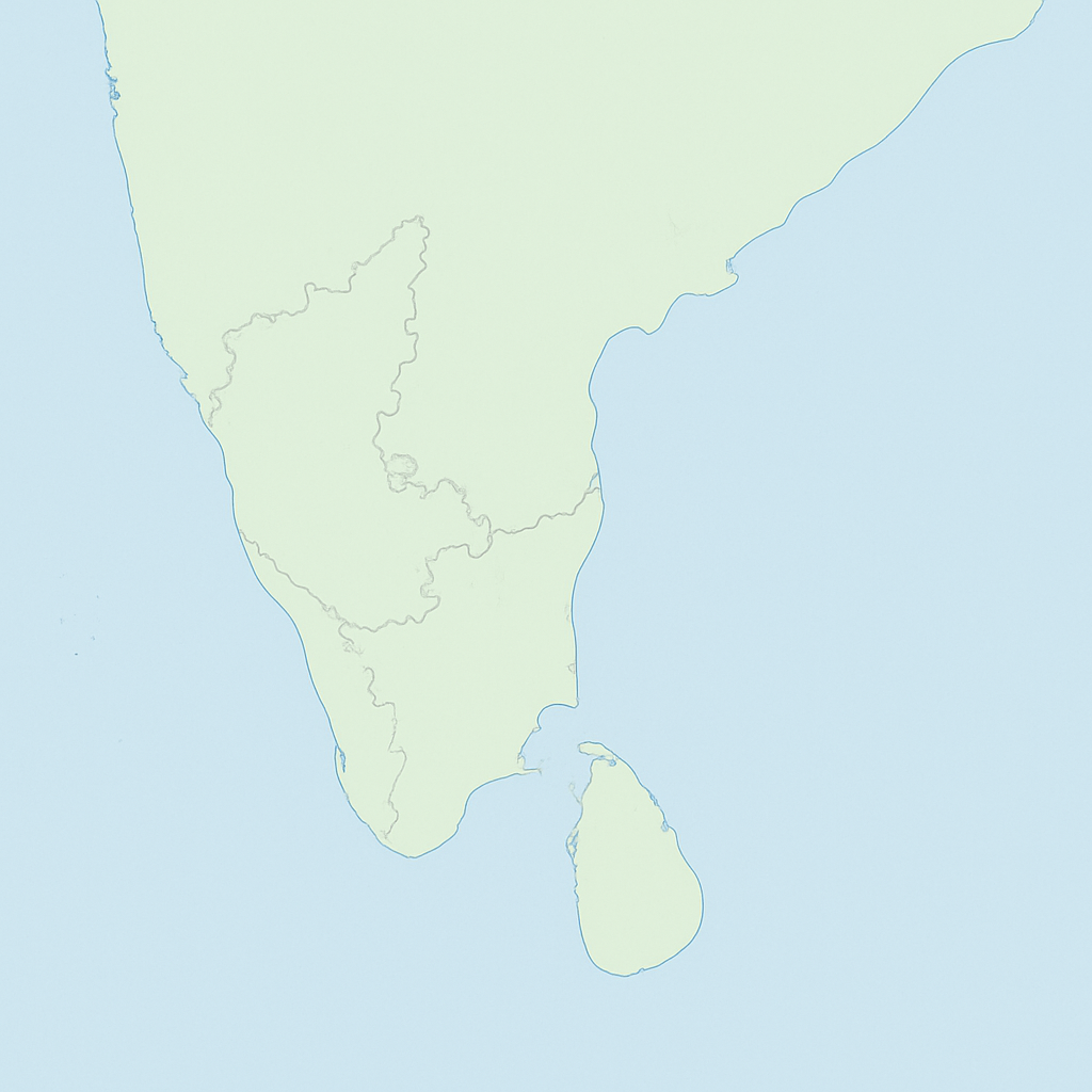 South India Map