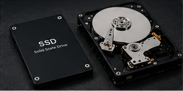NVMe SSD being fitted into an open laptop chassis at the GRV bench in Chennai